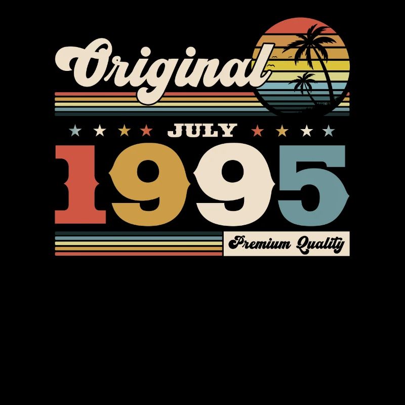 30. Geburtstag Geschenk Mann Original Juli 1995