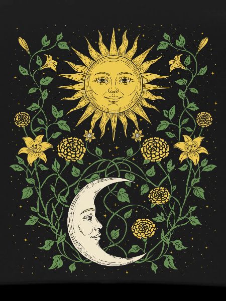 Nature Sunshine and Lunar Theme