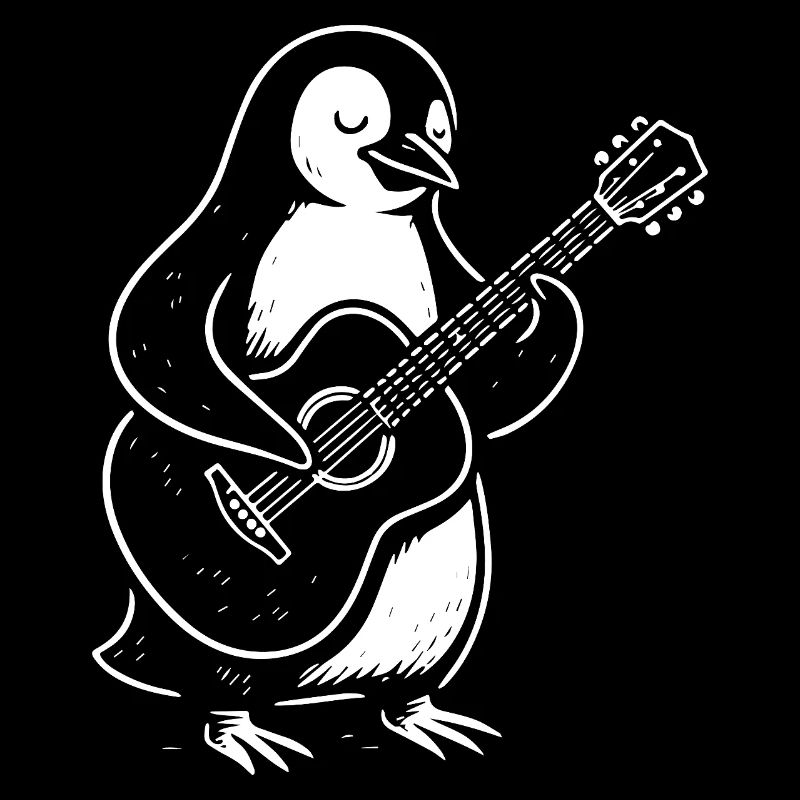 Penguin Guitar Serenade