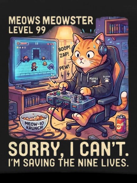 Meowster Level 99 Katzengamer