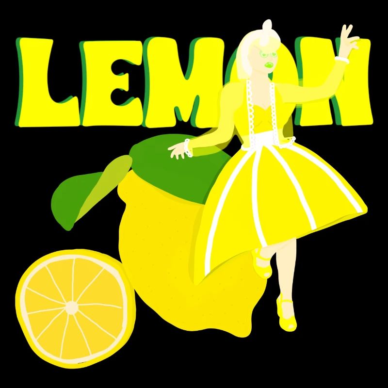 Pinup Citron Rockabilly retro vintage
