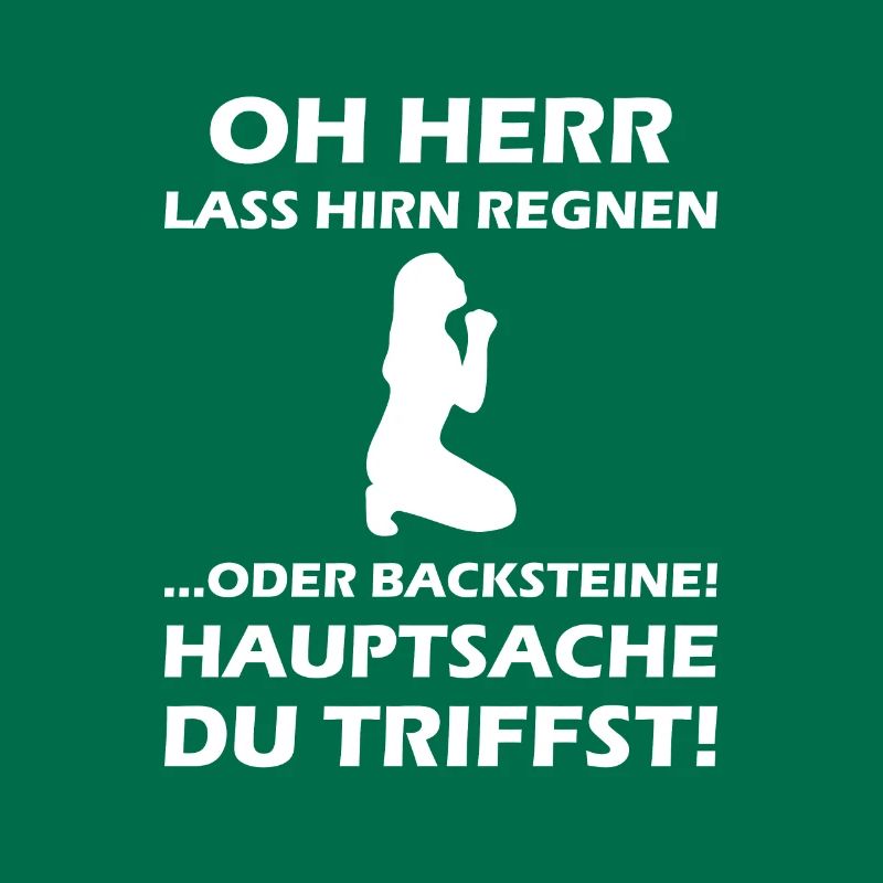 Oh Herr, lass Hirn regnen oder Backsteine
