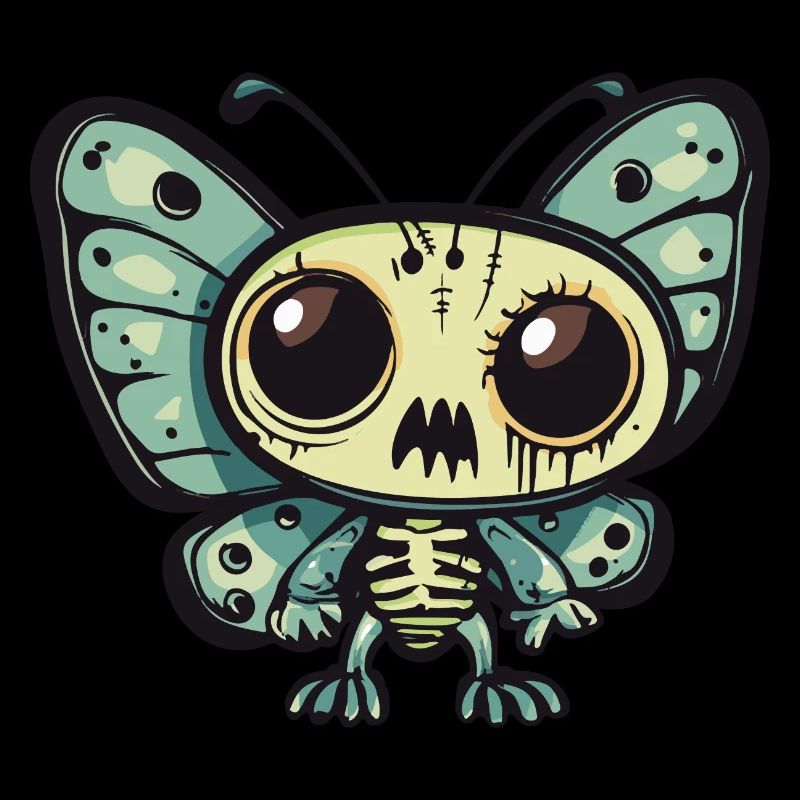 Butterfly Halloween Zombie