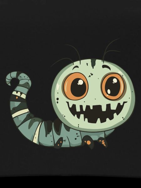 Worm Halloween Zombie