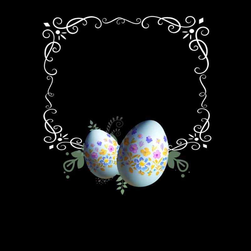 Festive Easter Egg Picture Frame