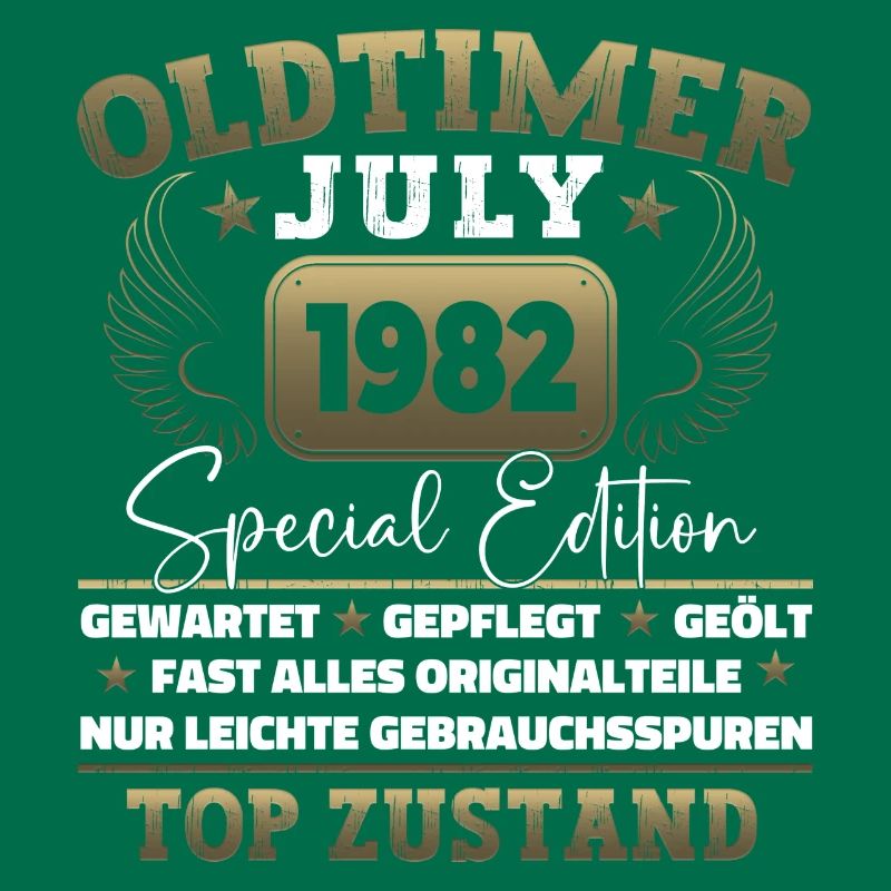 Oldtimer Juli 1982 40. Geburtstag Geschenk Herren