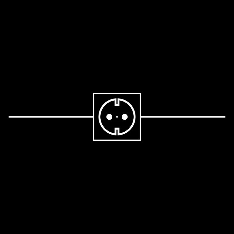 Steckdose Logo Strom Elektriker