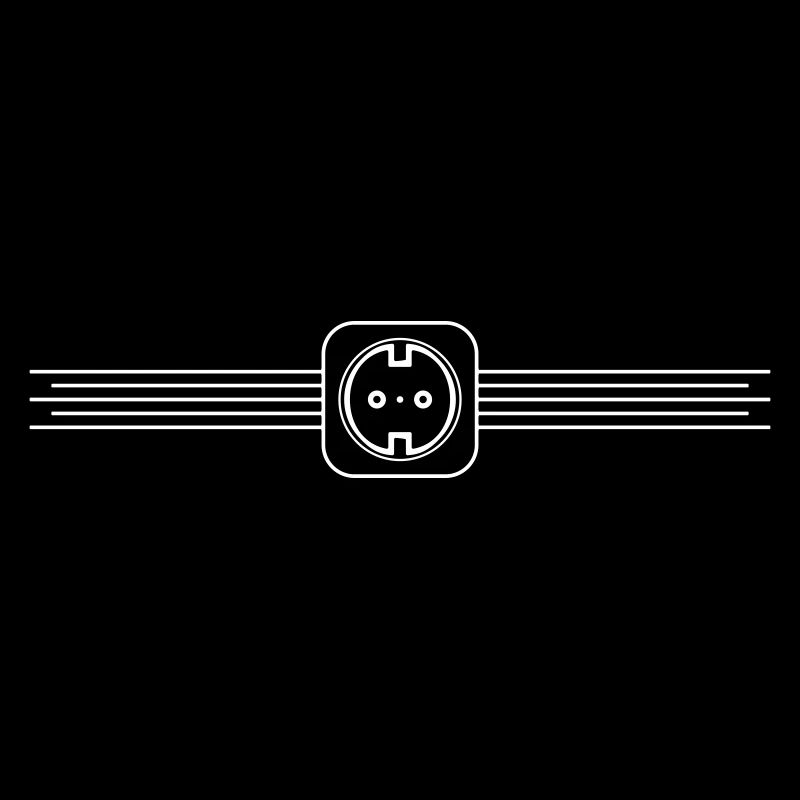 Steckdose Element Symbol Elektriker