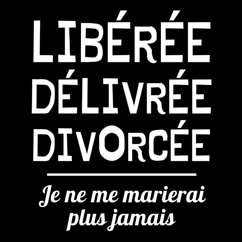 divorcée, libérée, mariage, divorce
