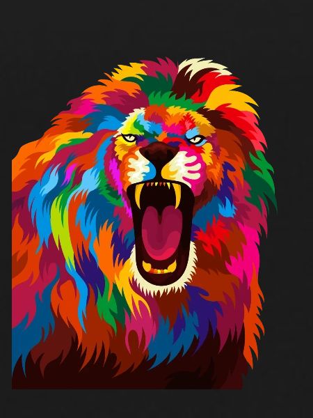 Rainbow Lion