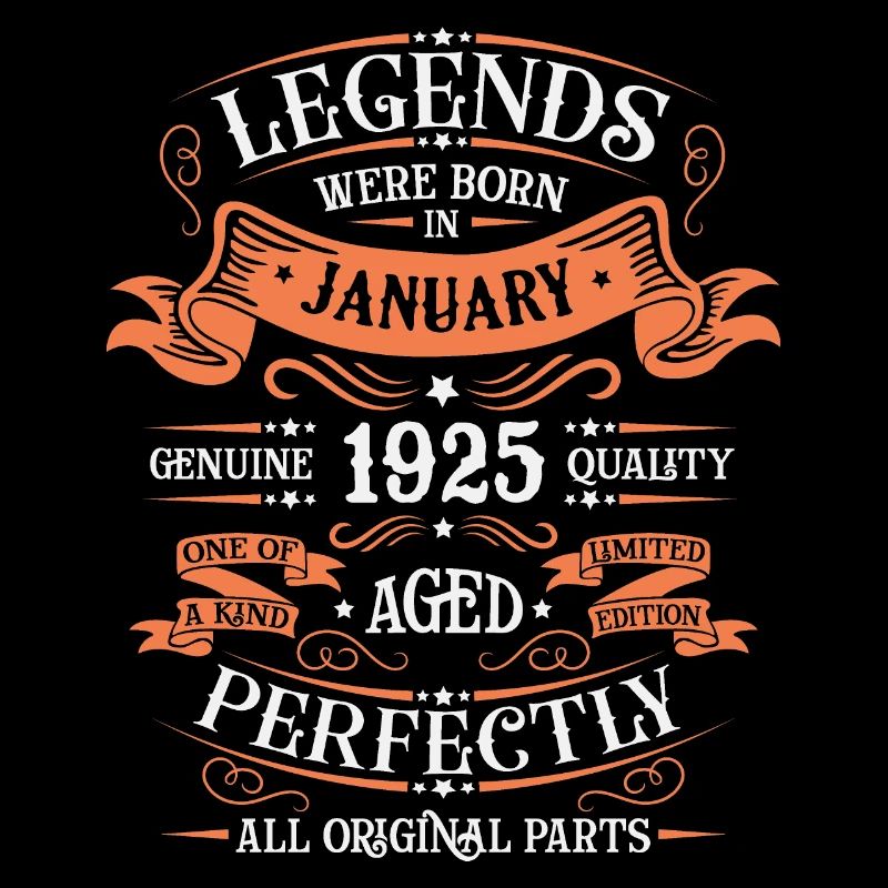 The legends were born in January 1925 gift