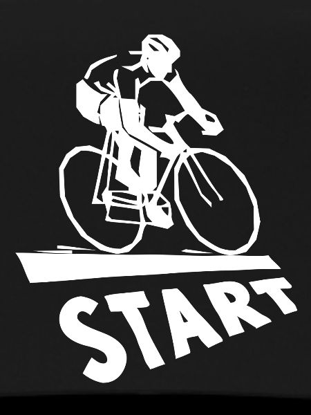 Start, Fahrrad, Radfahren, Radfahrer