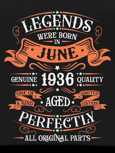 June 1936 Birthday man