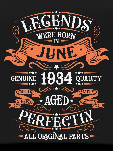 June 1934 Birthday man