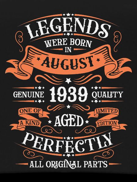 August 1939 Birthday Man