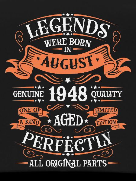 August 1948 Birthday Man