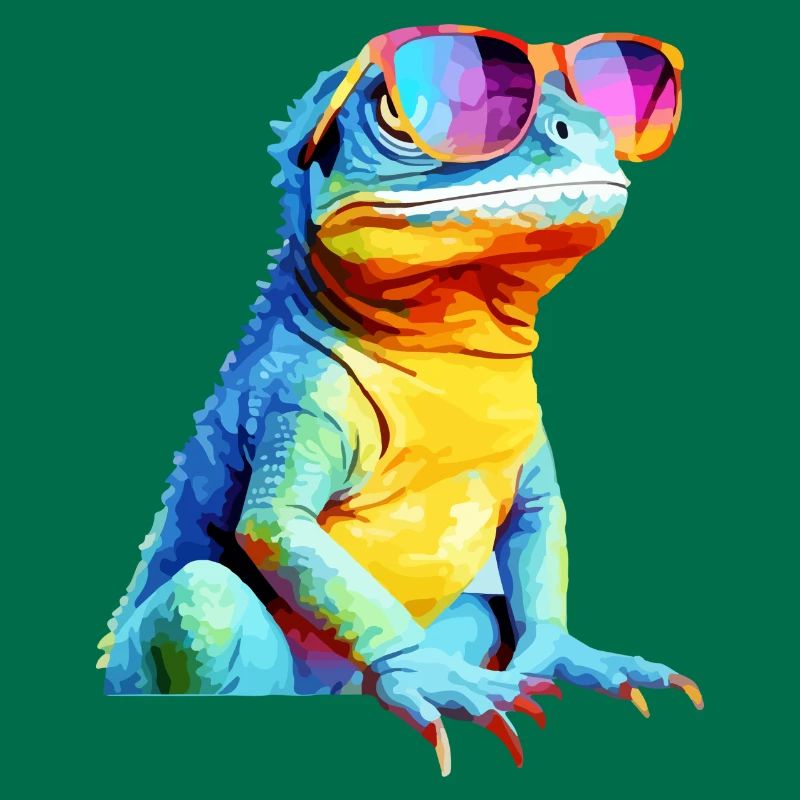 Hacko the spectacled lizard