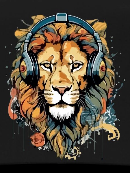 Jack the audiophile lion