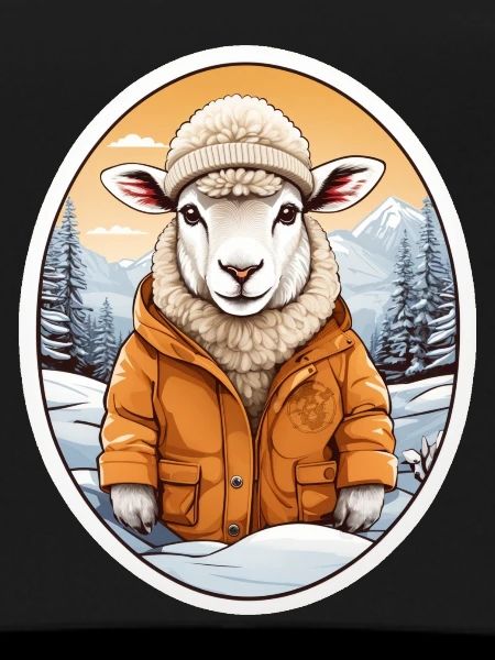 Cute cuddly sheep