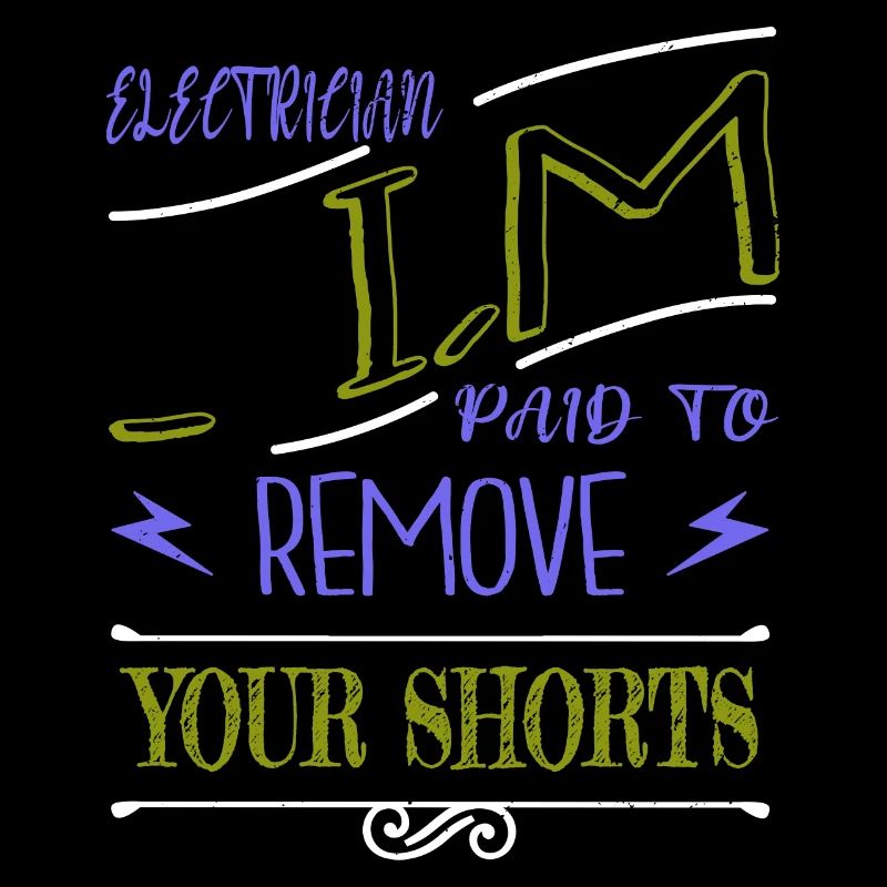 electrician gift caution electrical engineering