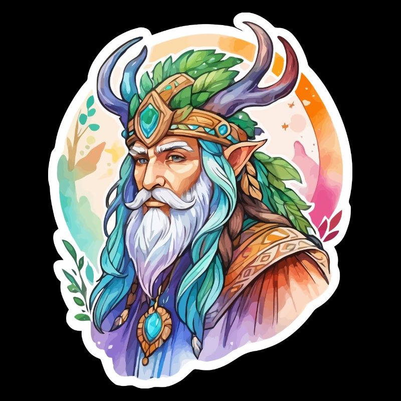 Druide Wasserfarben