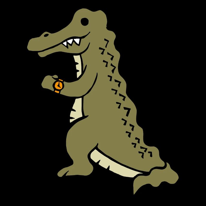 Funny & Cute Later Alligator (pas de texte)