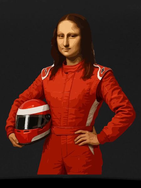 Mona Lisa F1 driver