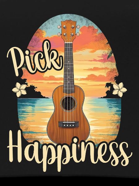 Pick Happiness! Ukulele Sunset