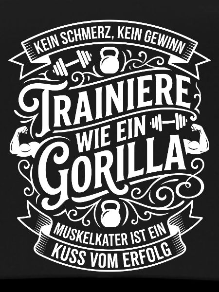Train like a gorilla