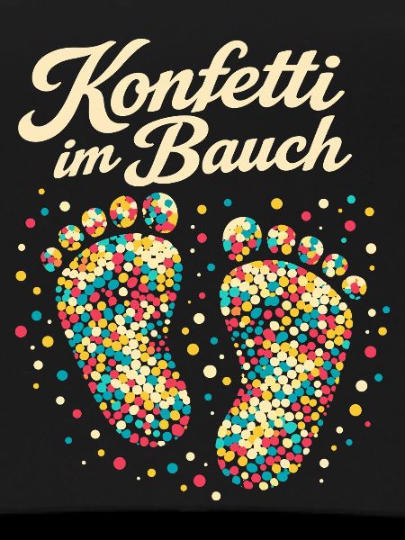 Carnival Confetti Pregnancy Expectant