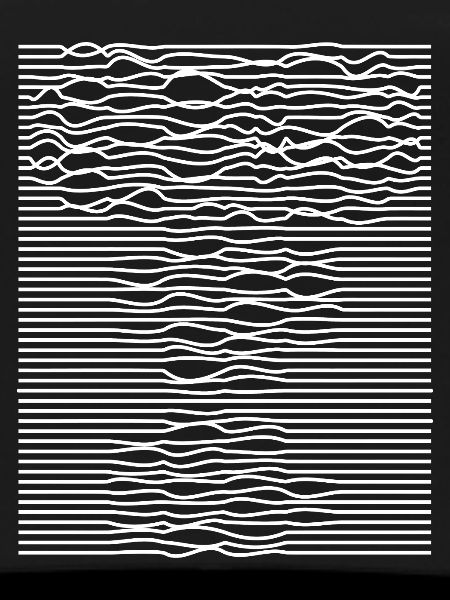 Wavy Stripes Optical Illusion