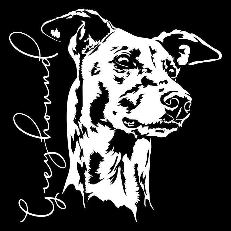 GREYHOUND Portrait Greyhound Greyhounds Wilsigns