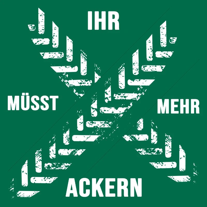 Traktor Traktorfahrer Schlepper "Acker ackern"