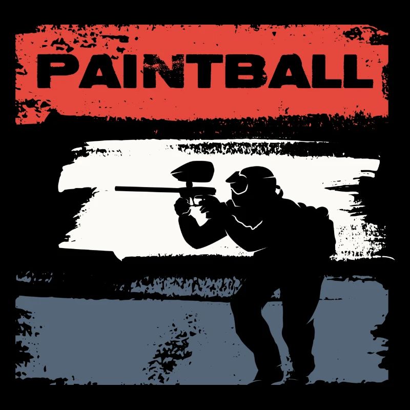 Paintball Gotha Paintball Player "Retro-Paint"