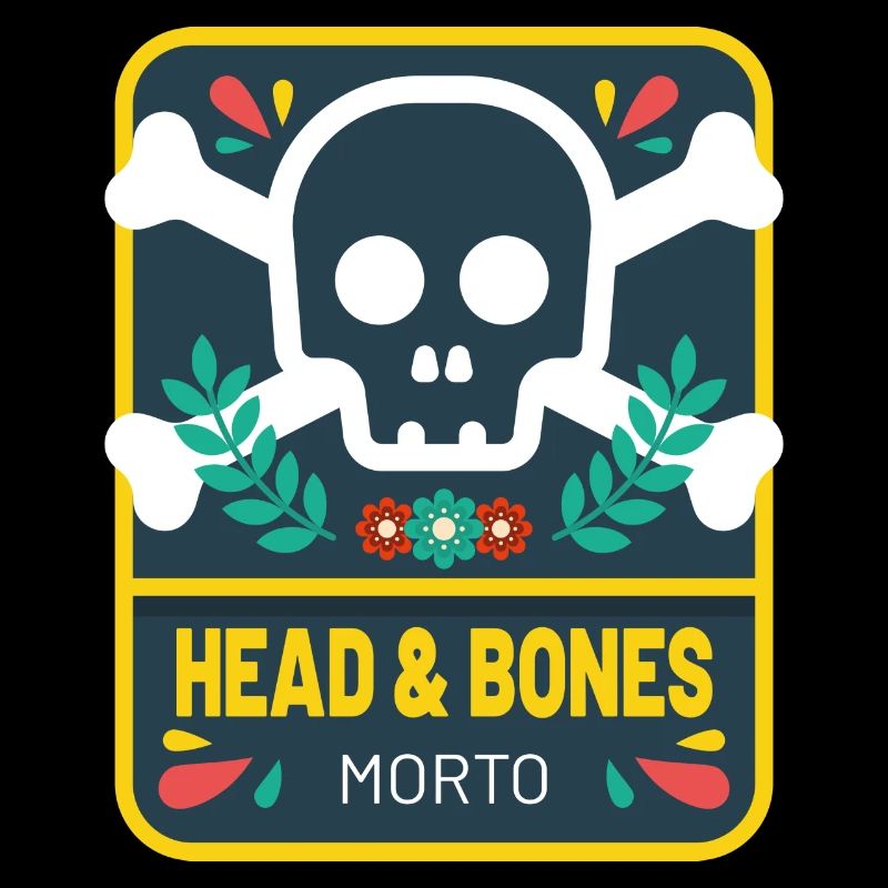 Head and bones flowers