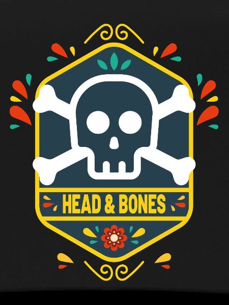 Head and bones flower