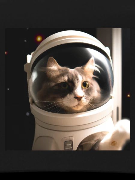 Cat in space