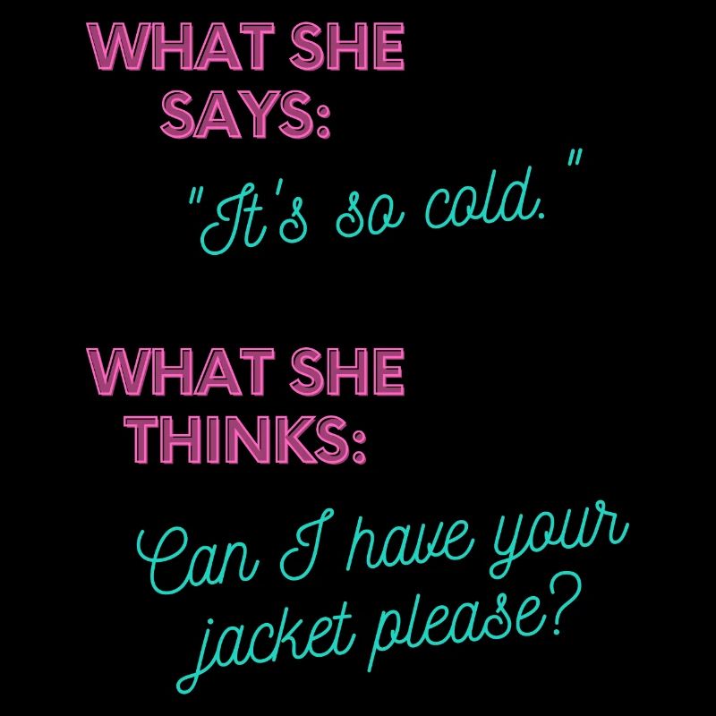 Can I have your jacket?