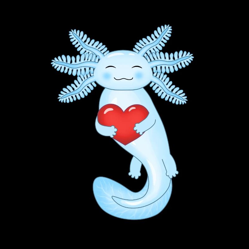 Axolotl de la Saint-Valentin