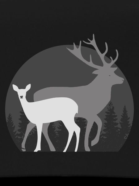 Hunting hunting doe deer