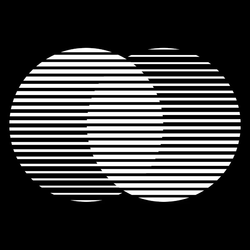 Two Circles / weiß