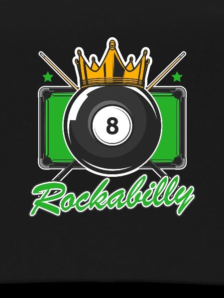 Rockabilly 50s Billiards Player