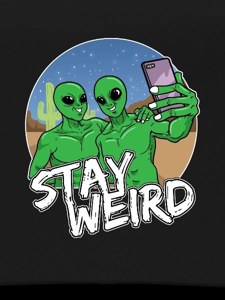 Alien Phone Selfie