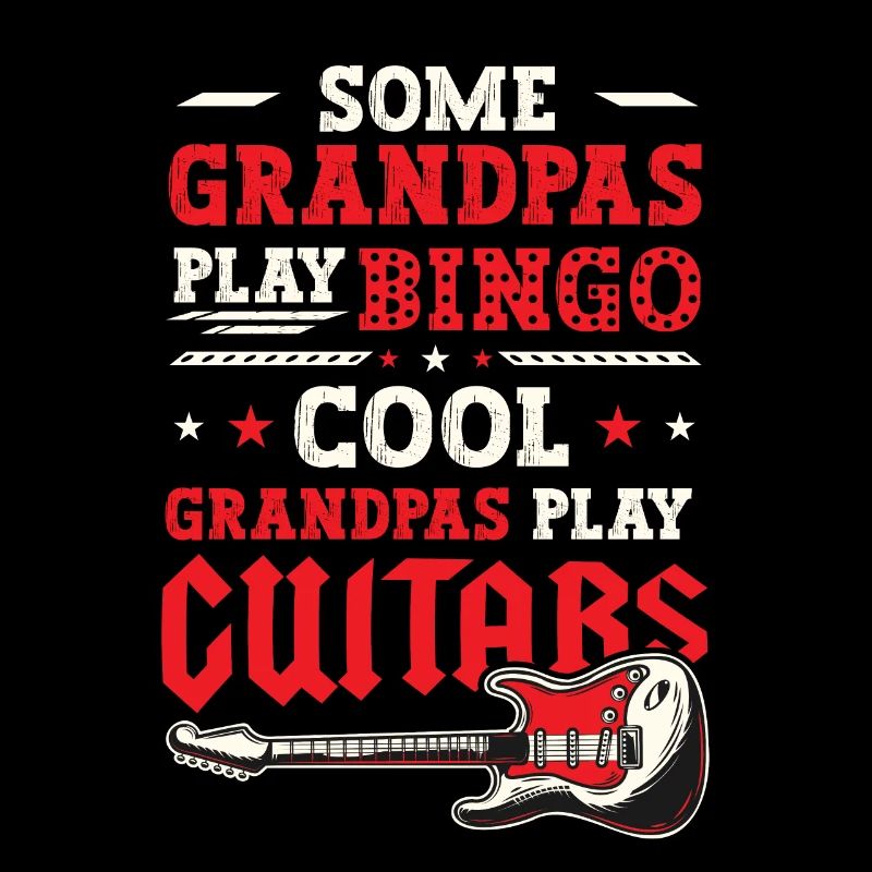 Cool grandpas play guitar