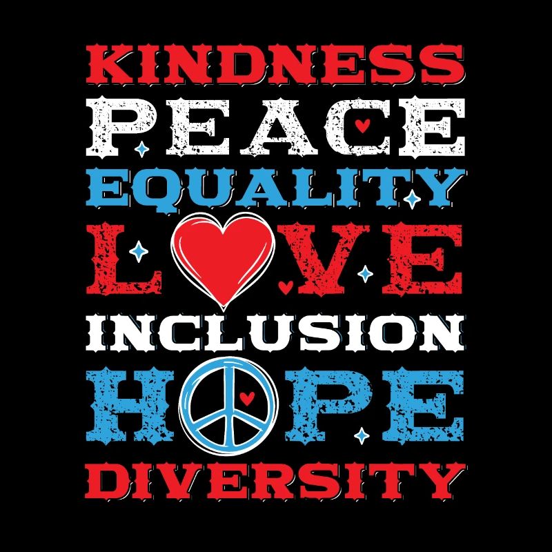 Diversity Equality Love Peace Human Rights