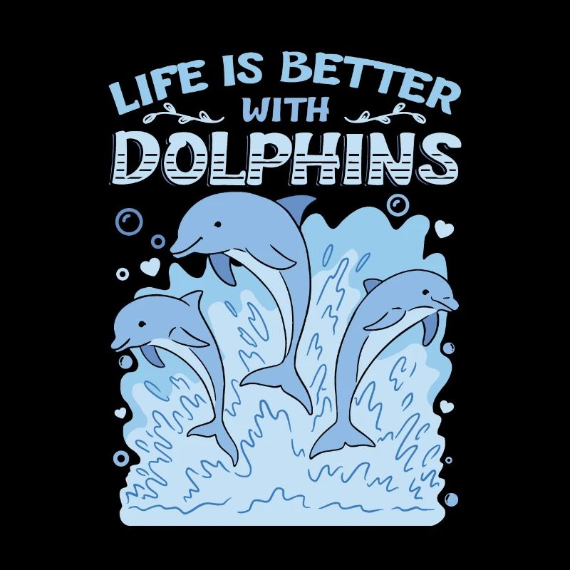 La vie est meilleure avec les dauphins