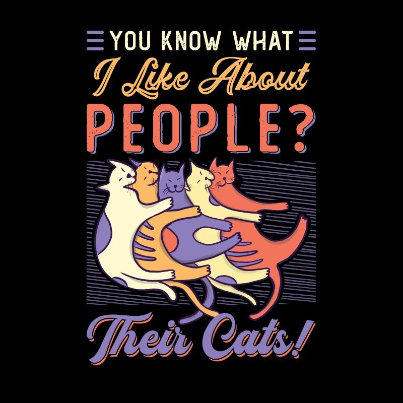 Vous savez ce que j’aime chez les gens et les chats.