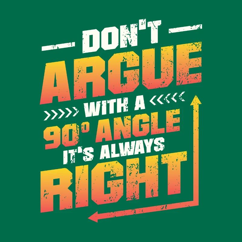 Ne discutez pas avec un angle de 90 °.