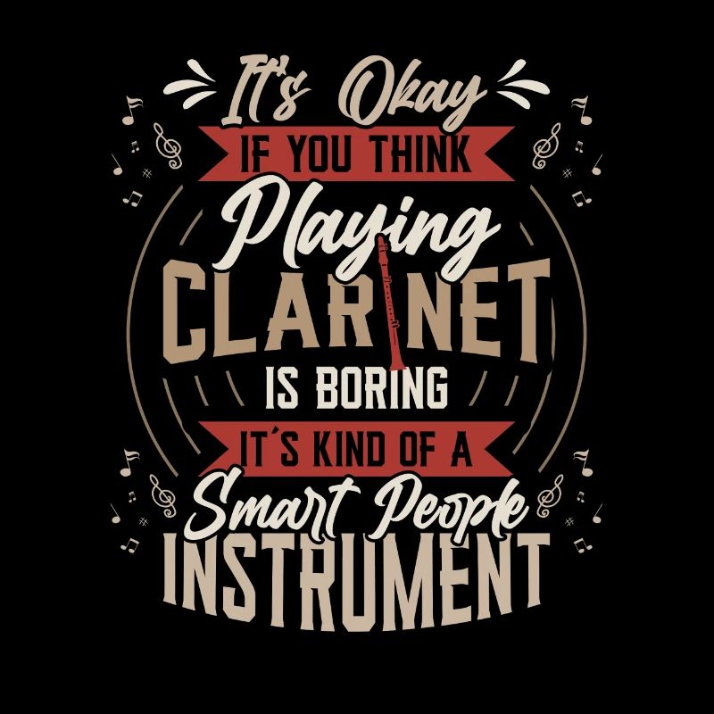 Clarinet playing clarinet