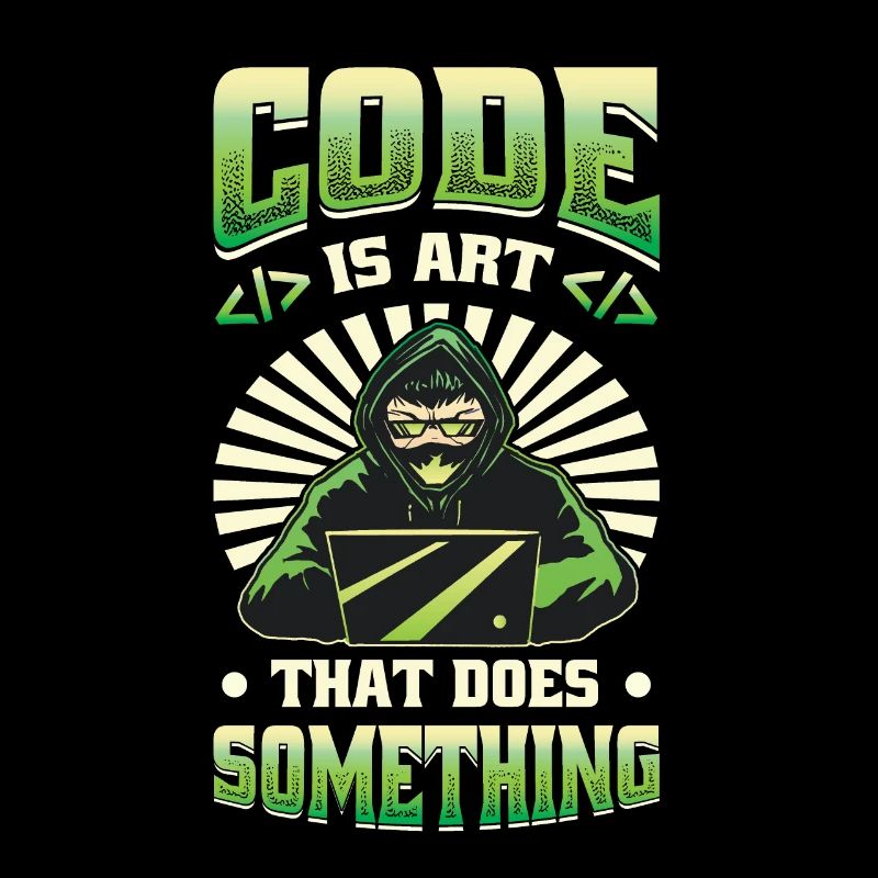 Code Ist Eine Kunst, Die Etwas Tut Programmierung